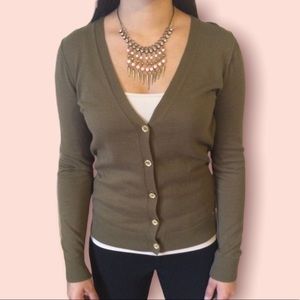 Michael Kors Olive Green Sweater